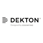 Dekton by Consentino logo, avanceret blanding af råmaterialer til arkitektoniske projekter
